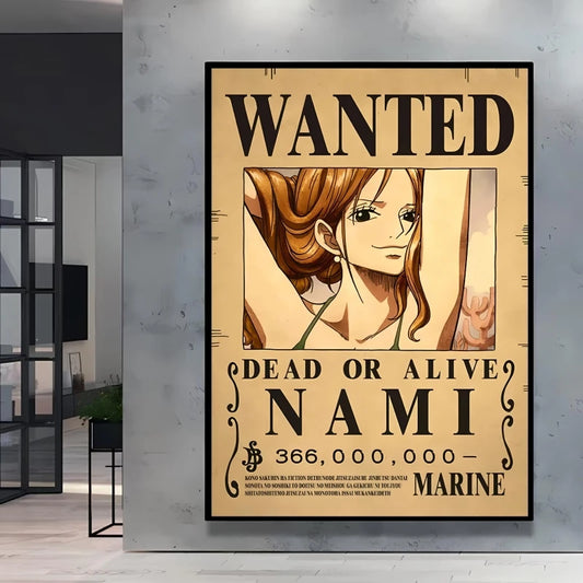 Póster de One Piece: Se busca - Nami (La ladrona de gatos)