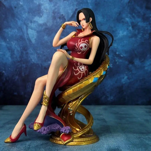 Figura de One Piece - Boa Hancock (Pose del Trono Sentado - Coleccionable)