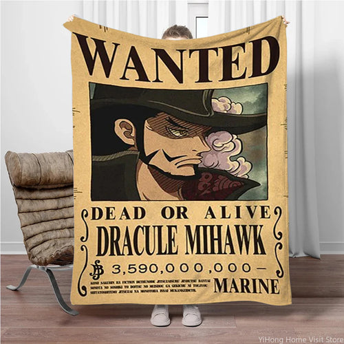 Couverture One Piece Wanted - Dracule Mihawk (Oeil de Faucon)