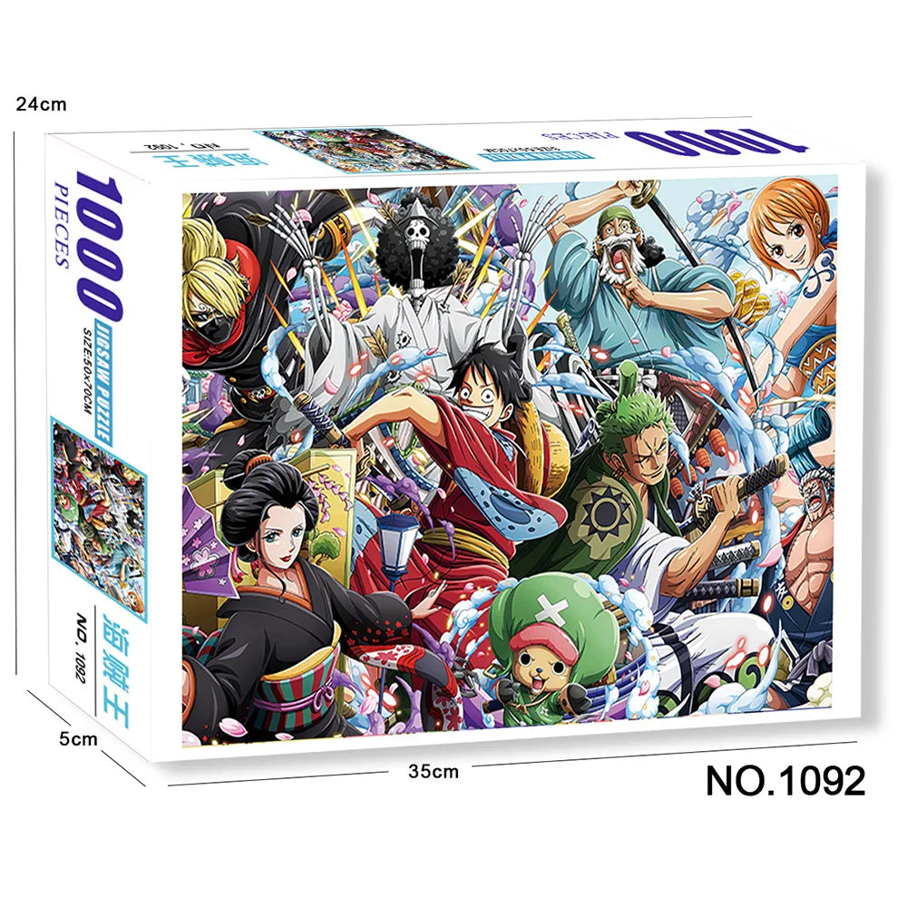 Puzzle One Piece da 1000 pezzi - Collage epico di personaggi (livello esperto)