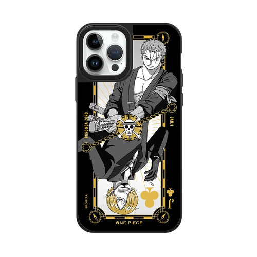Funda para iPhone de One Piece – Zoro en blanco y negro