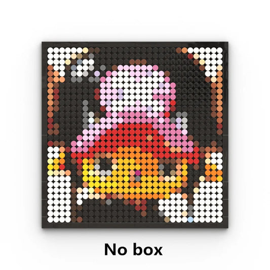 Pintura de One Piece Pixel Art: Retrato de Tony Tony Chopper (Mosaico DIY)