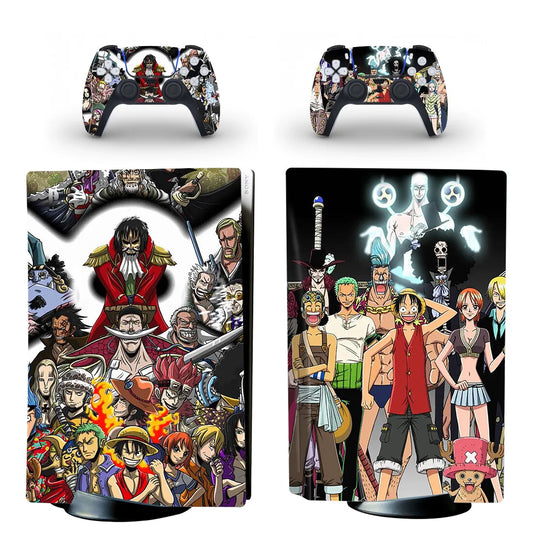 Adesivi One Piece PS5 - Alliance Luffy &amp; Law New World