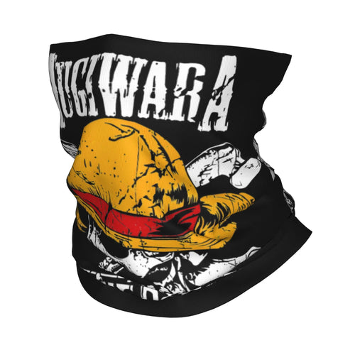 Calentador de cuello de One Piece con el logotipo de la calavera de Mugiwara