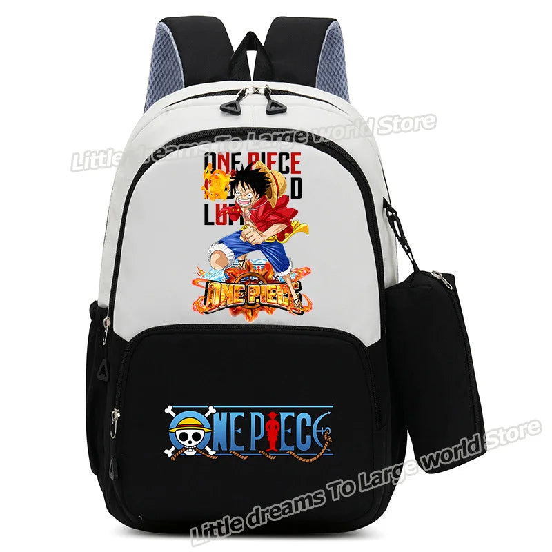 Mochila de One Piece – Figura de acción colorida de Monkey D. Luffy