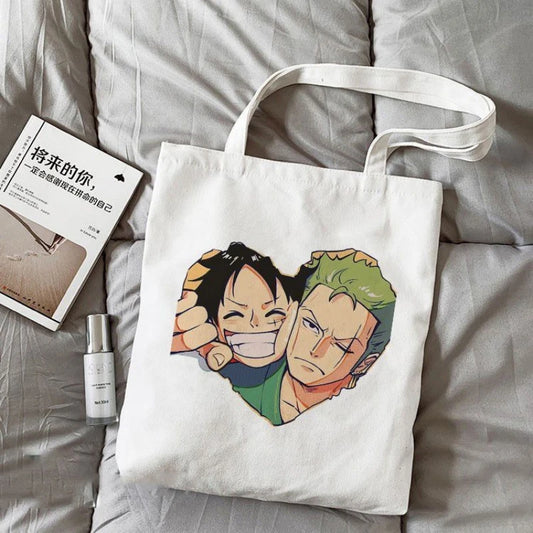 Bolsa de mano de One Piece – Dúo Luffy y Zoro