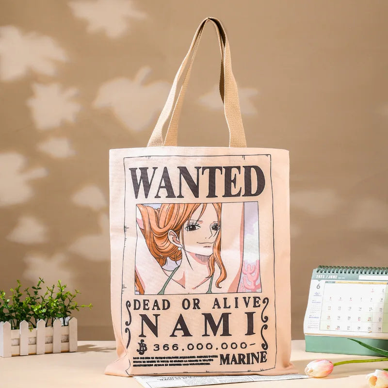 Borsa tote One Piece – Ricercata: Nami Navigator
