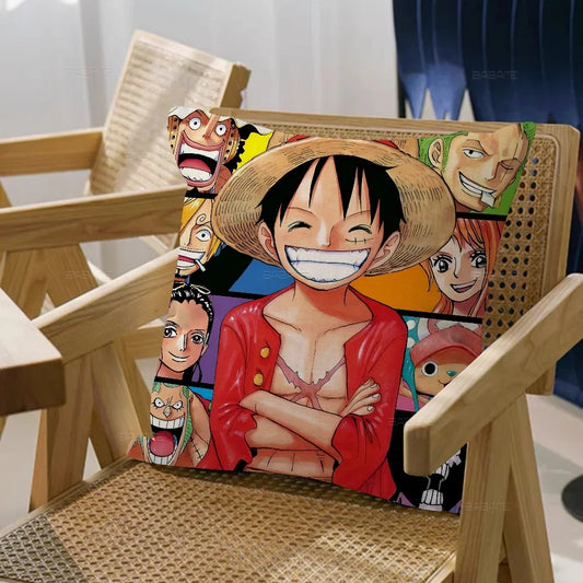Housse de Coussin One Piece - Luffy Style Wano Kuni