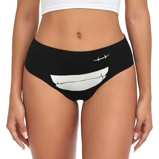 Bragas de One Piece - Diseño de sonrisa de Trafalgar Law (Negro)