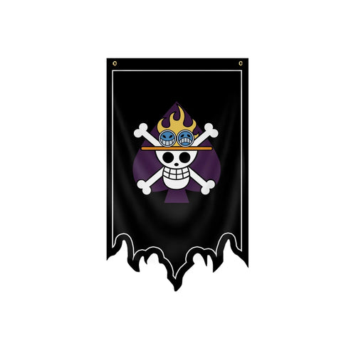 Bandiera di One Piece - Jolly Roger Barbabianca (Barbabianca)