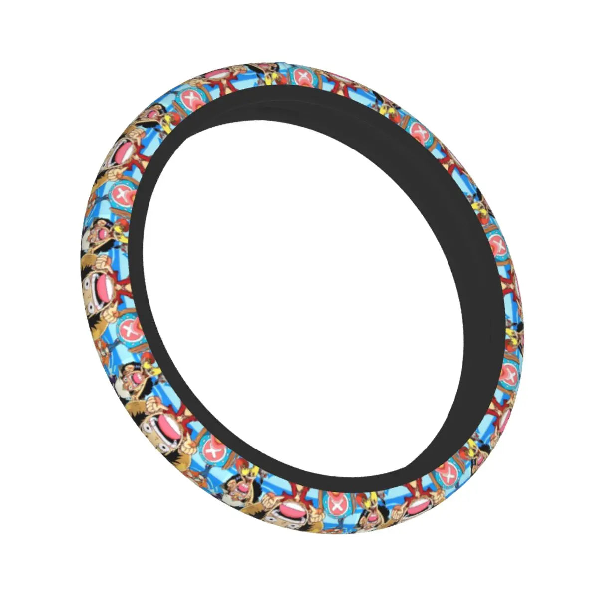 Couvre-Volant Voiture One Piece – Bande Dessinée Multicolore