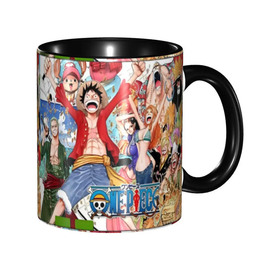 Mug One Piece - Équipage Complet et Thousand Sunny