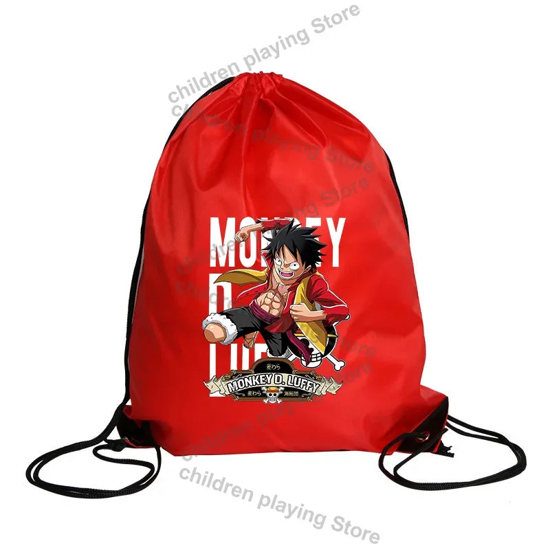 Borsa con coulisse One Piece – Monkey D. Luffy Wanted Red