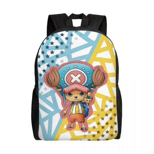 Mochila de One Piece Tony Tony Chopper con estampado geométrico moderno