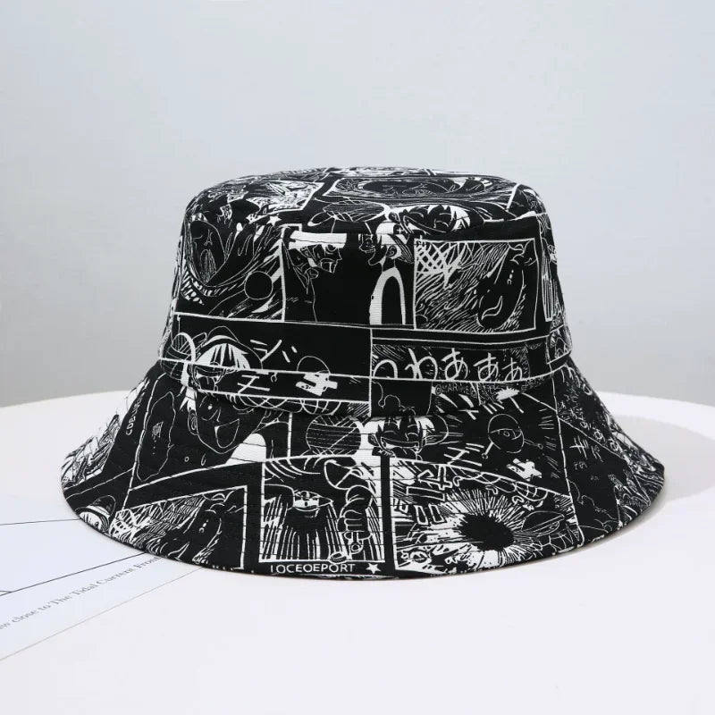 Sombrero de pescador de One Piece – Manga de contraste oscuro