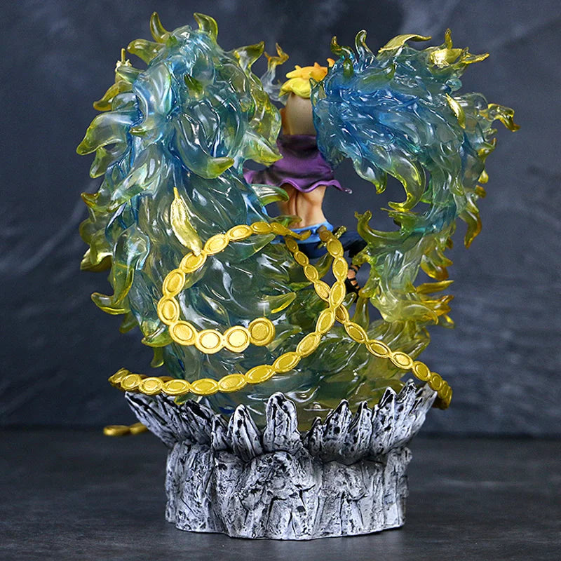 Statua di One Piece - Marco la Fenice (effetti fiamma blu)