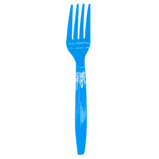 One Piece Fork - Posate riutilizzabili per feste (blu)