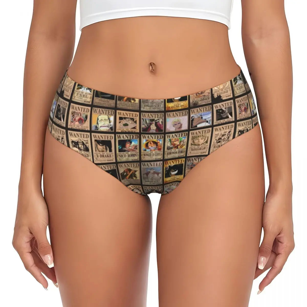 Mutandine intere - Collage con logo Jolly Rogers (grigio)
