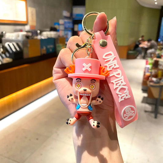 Portachiavi dei cartoni animati One Piece – Ciondolo rosa Chopper