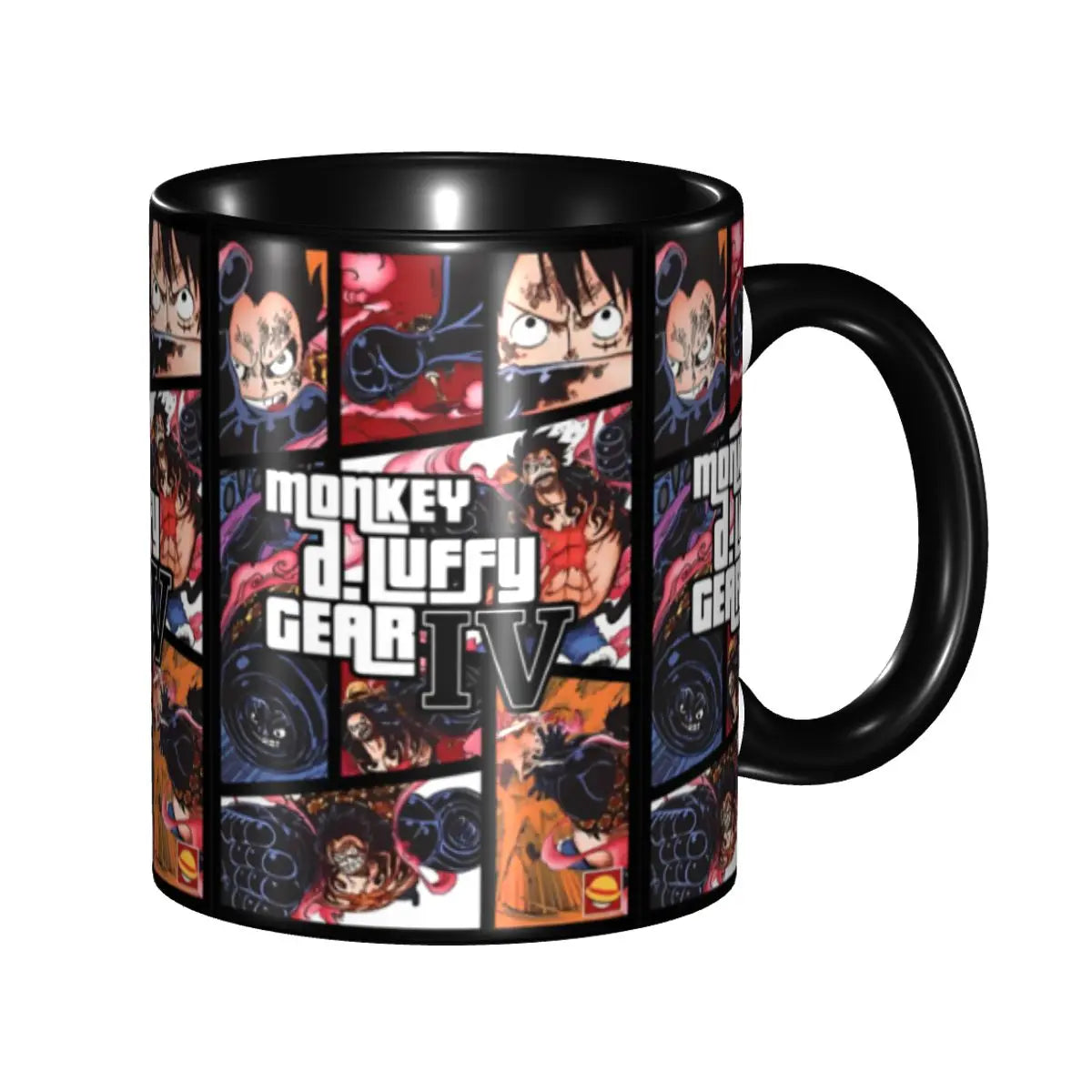 Taza de One Piece - Luffy Gear Transformation Evolution