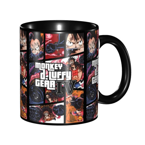 Taza de One Piece - Luffy Gear Transformation Evolution