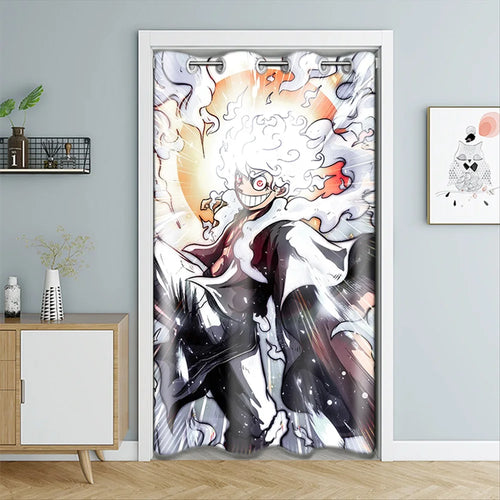 Tenda per porta One Piece - Luffy Gear 5 Nika (Aura di potere)