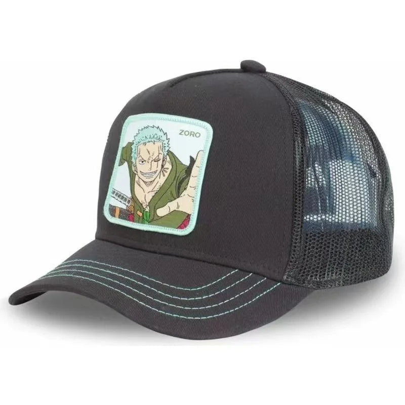 Gorra de camionero de One Piece - Zoro negro