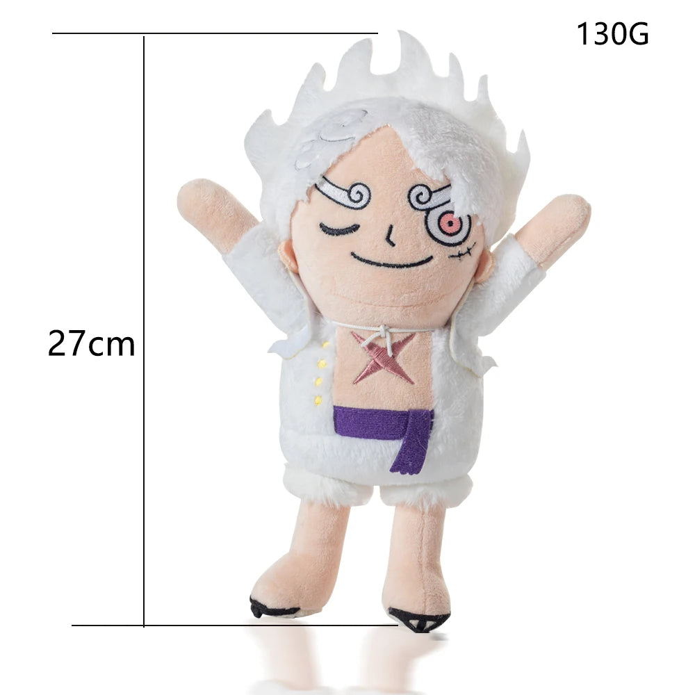 Lote de peluches de One Piece: Luffy Gear 5 y Monkey D. Luffy Chibi