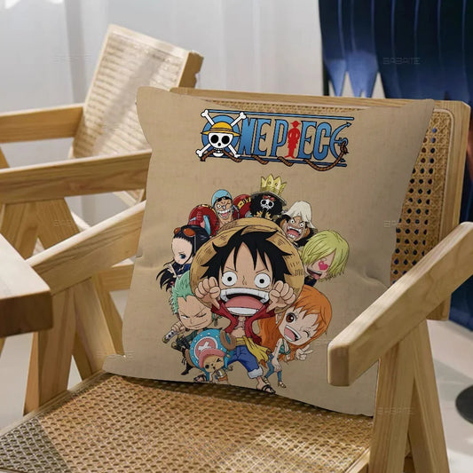 Housse de Coussin One Piece - Luffy & Tony Tony Chopper