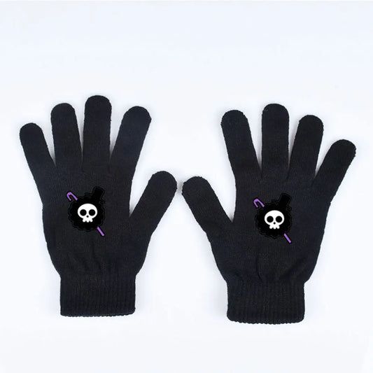 Gants One Piece – Skull Pirate Violet