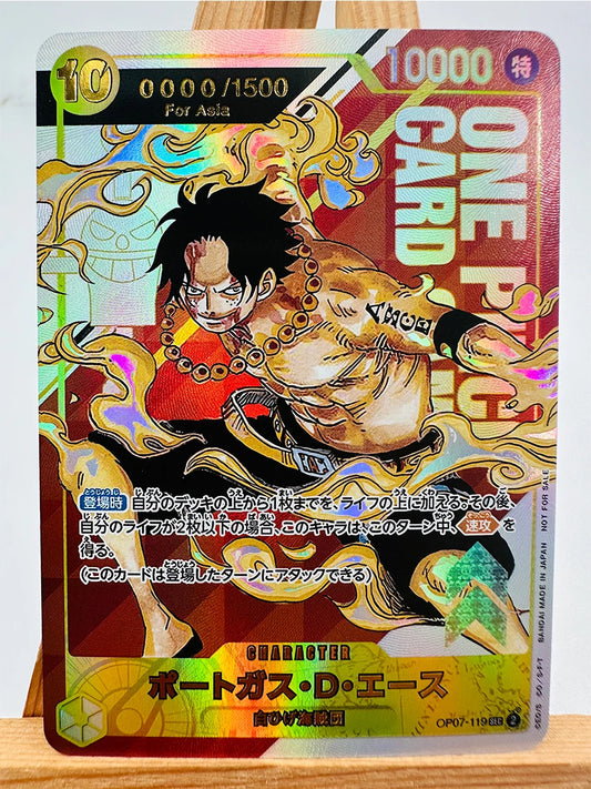 Carta TCG de One Piece - Portgas D. Ace (Arte Alternativo Raro)