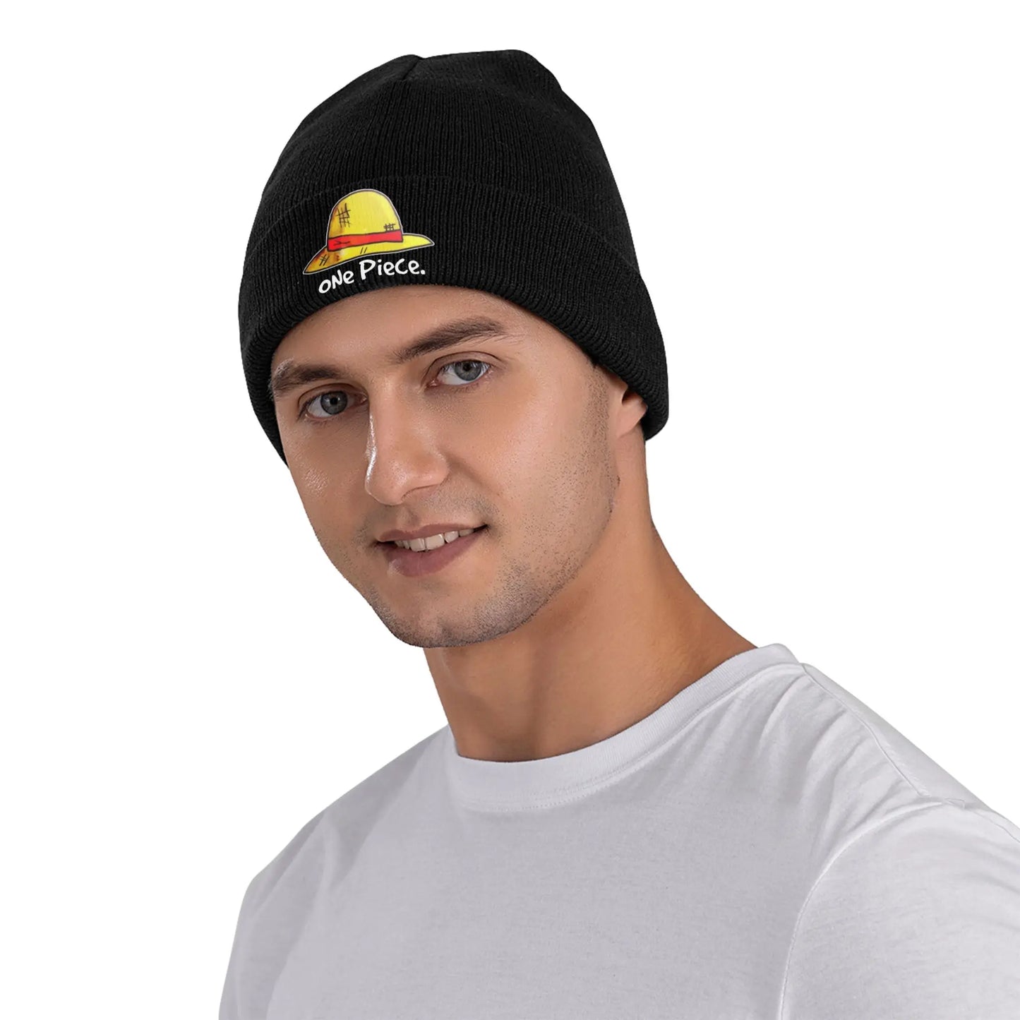 Gorro de One Piece - Puño bordado azul real