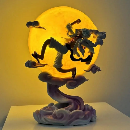 One Piece Figure - Monkey D. Luffy Gear 5 (Statua da combattimento)