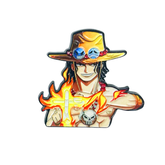 Pins de One Piece - Portgas D. Ace Puños Ardientes Chibi