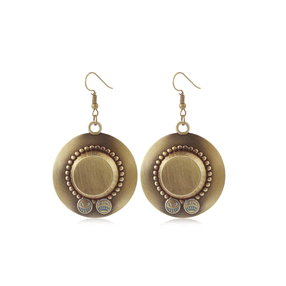 Boucles d'oreilles One Piece - Médaillon Sabo & Flammes