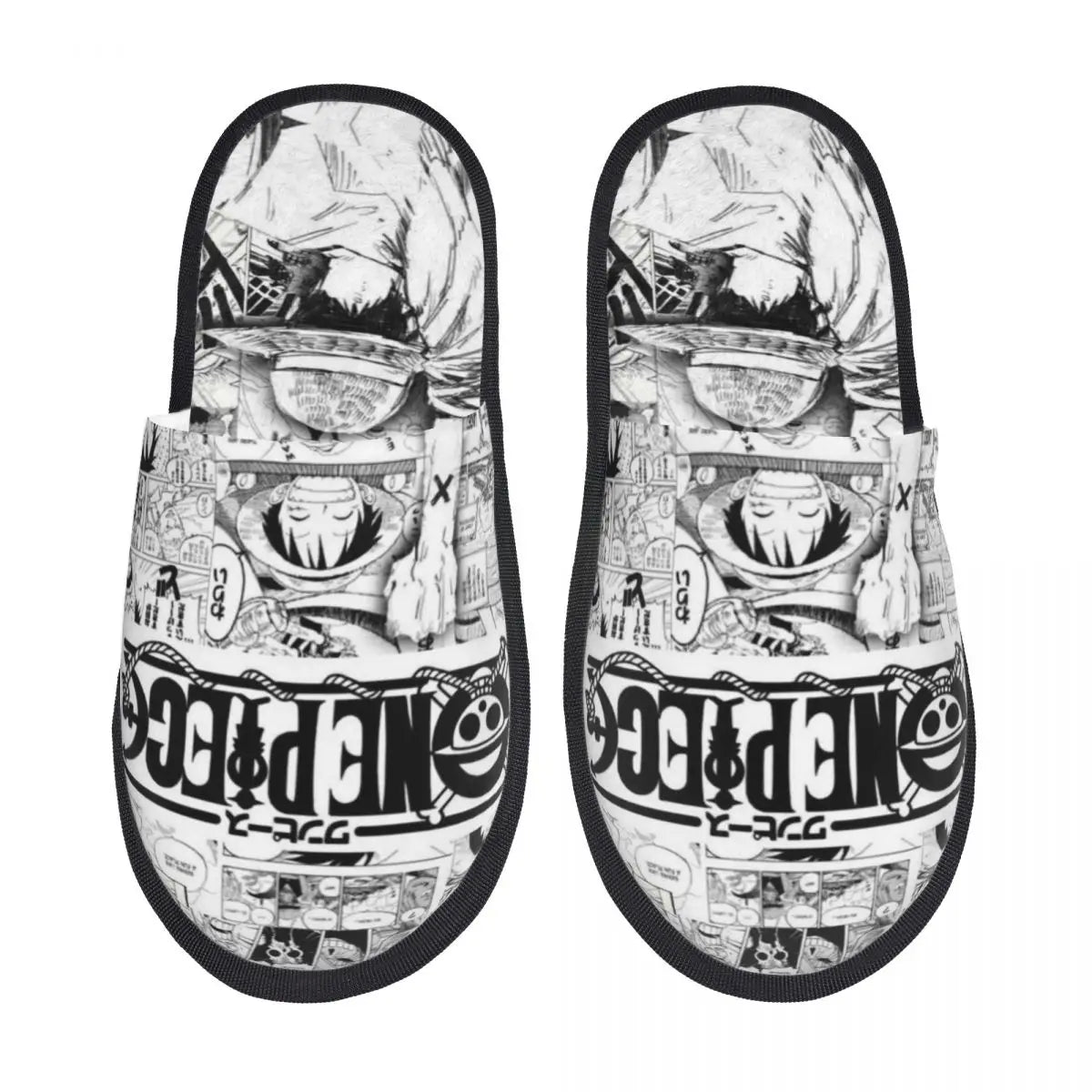 Chaussons One Piece - Design Portraits Noir & Blanc Équipage