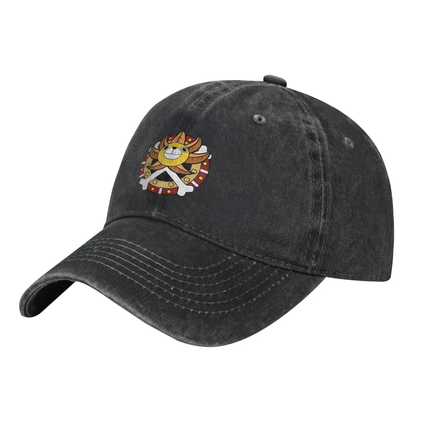 Gorra de One Piece - Gorra de papá con calavera de Luffy