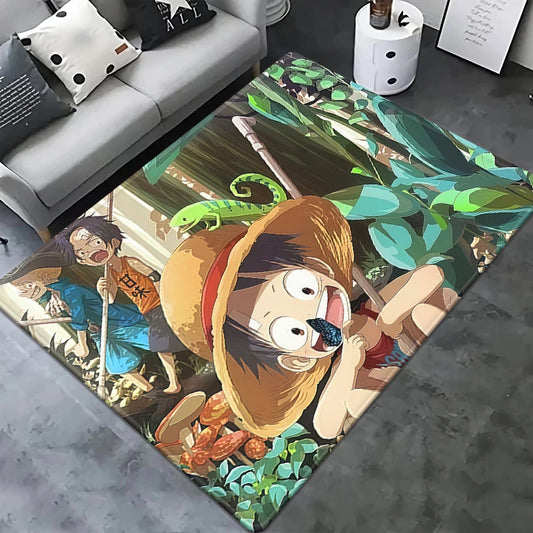 Tappetino One Piece - Monkey D. Luffy Gear 5 "Nika" (design bianco)