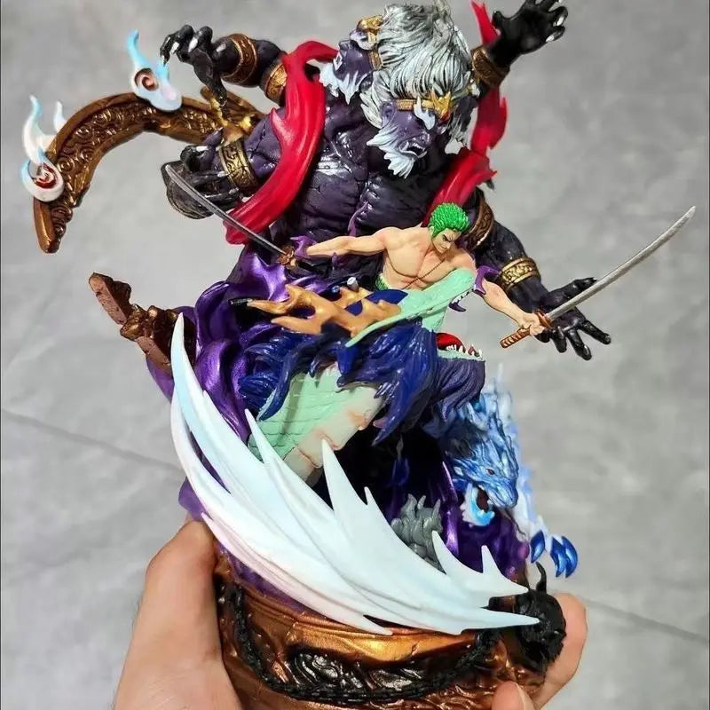 Estatua de colección de One Piece - Zoro Enma (Efectos de energía espectaculares)