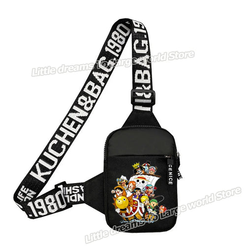 Borsa a tracolla One Piece – Chibi Crew colorata