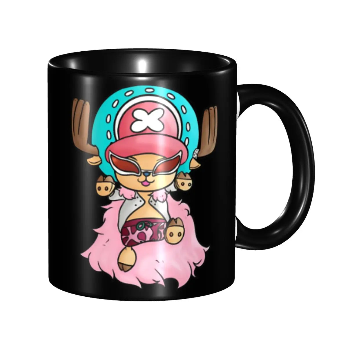 Taza de One Piece - Medical Chopper (fondo rosa)