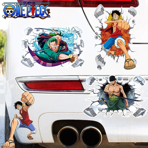 Accessorio per auto One Piece - Figurina di Rufy per bocchetta di ventilazione
