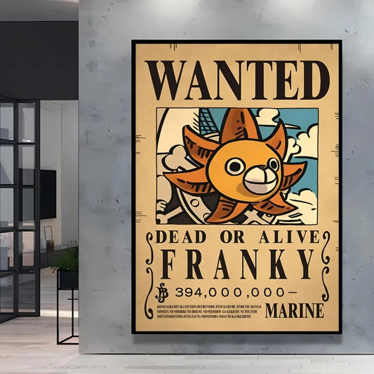 Póster de One Piece Wanted - Franky (El Cyborg)
