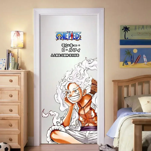 Tapiz de pared de One Piece - Luffy Gear 5 Nika (Diseño artístico)