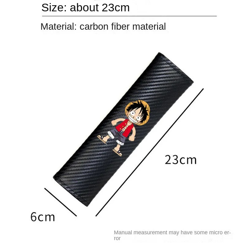 Protezioni per cintura One Piece - Design Monkey D. Luffy (pelle PU)