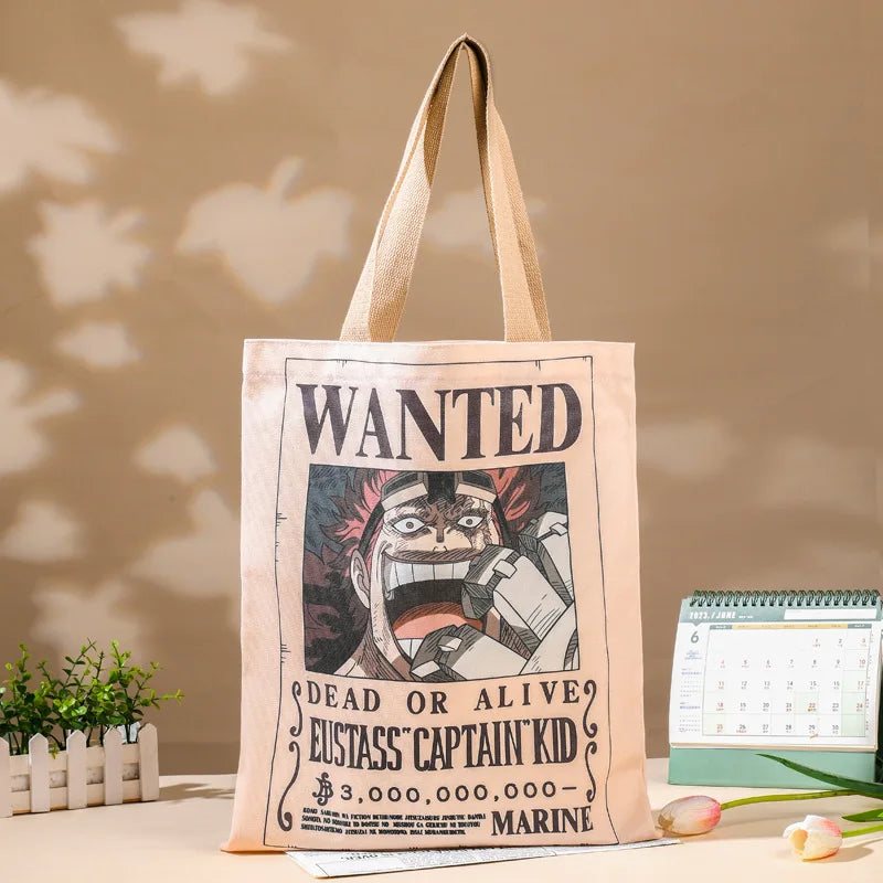 Tote Bag One Piece – Avis de Recherche Portgas D. Ace Enflammé
