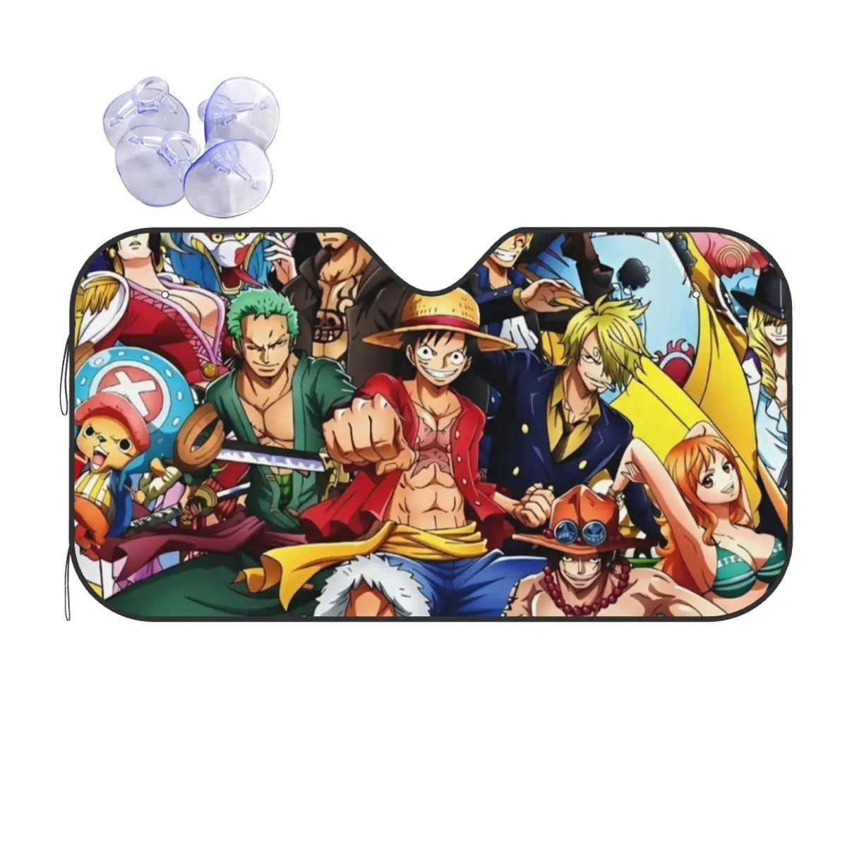 Visiera parasole anteriore monoblocco - Collage di volti di membri dell'equipaggio classici