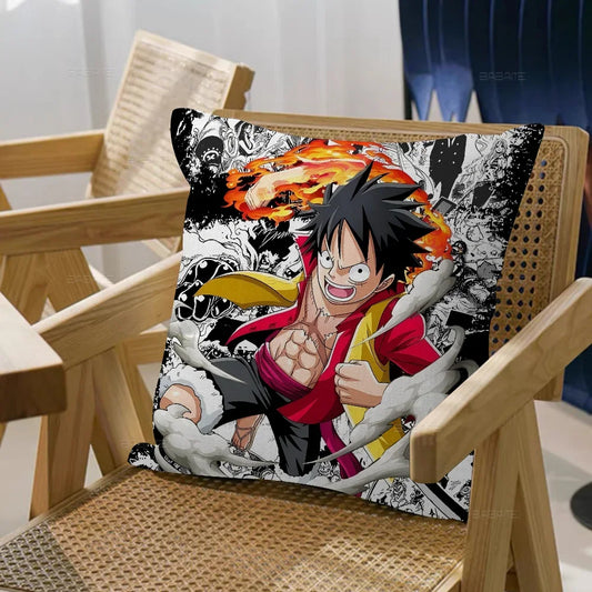 Housse de Coussin One Piece - Luffy Gear 4 en Combat