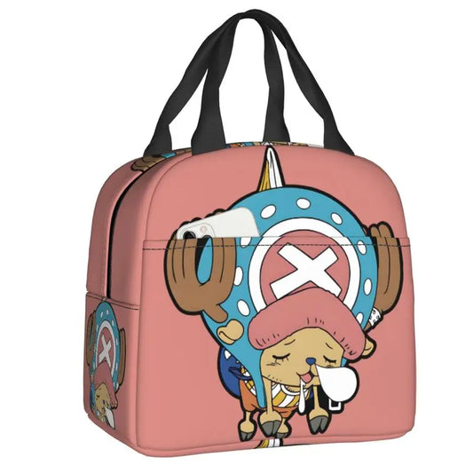 Bolsa térmica One Piece – Tony Tony Chopper Rosa Minimalista