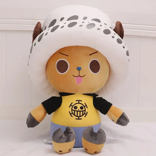 Peluche Trafalgar Law - Versione Chibi Cappello Bianco